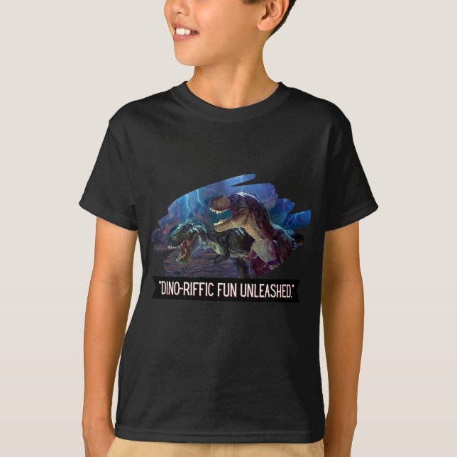 T-shirt dino - formidable fondu (Devant)