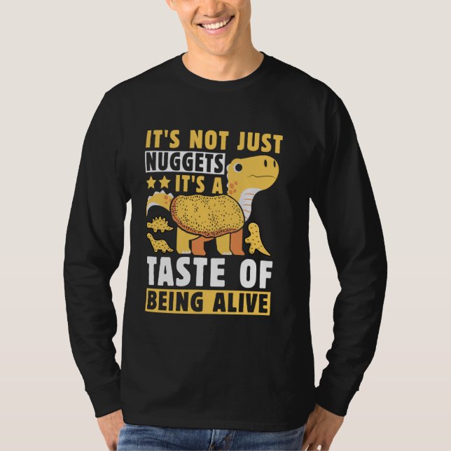 T-shirt Dino Nugget Plush Dino Nugget Coussin Chicken Nugg (Devant)