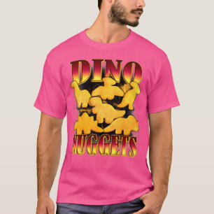 T-shirt Dino Nuggets Bootleg Rap esthétique Dinosaur Chick