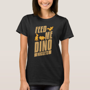 T-shirt Dino Poulet Nugget Dinosaur Nugs Veggie
