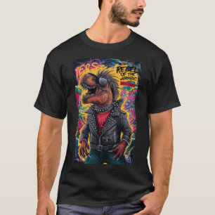 T-shirt Dino Punk Rebel