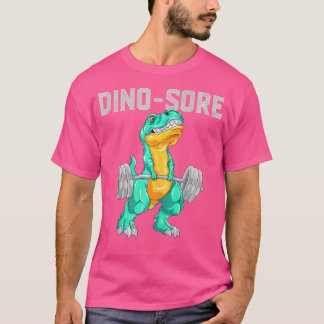 T-shirt Dino Sore Dinosaure Dinosaure Fitness Lifting T Re