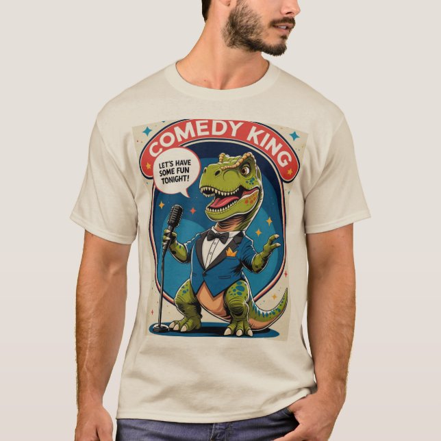 T-shirt Dino Stand-Up Star (Devant)