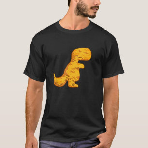 T-shirt Dino T-Rex Chicken Nugget Motif Dino Dino Tyran