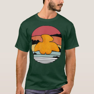 T-shirt Dino terodactilo Chicken Nugget Retro Vintage