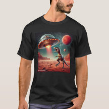 Dino UFO Selfie : Rencontre Alien (Man Tshirt) #10