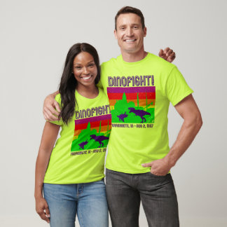T-shirt Dinofight ! Terre Haute 2 août 1987 Tee souvenir