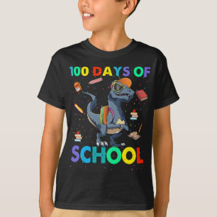 T-shirt Dinosaur 100e jour de l'école