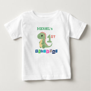 T-shirt Dinosaur 1er anniversaire pour enfant