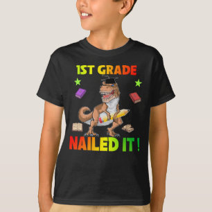 T-shirt Dinosaur 1ère année Diplôme Diplôme Diplôme Cadeau