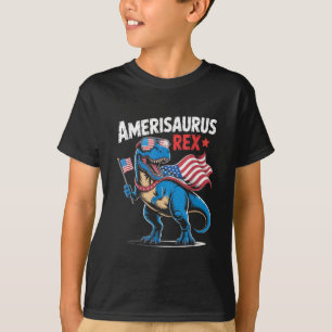T-shirt Dinosaur 4 juillet garçons filles hommes Amerisaur