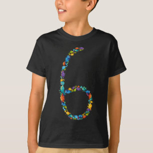T-shirt Dinosaur 6e anniversaire pour 6 ans Garçon