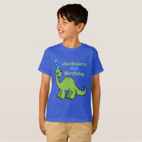 Dinosaur Anniversaire Garçon Enfants Personnalisés