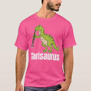 T-shirt Dinosaur Clarinet Lecteur pour enfants Orchestre d