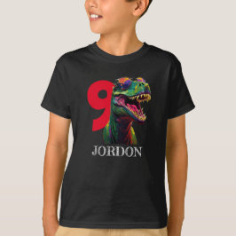 T-shirt Dinosaur Cool 9e anniversaire