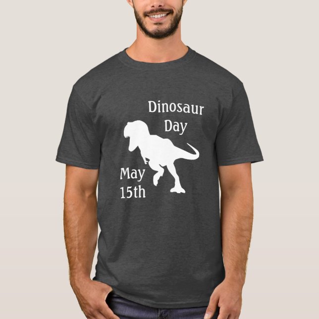 T-shirt Dinosaur Fête Mai 15 Cool Chemise de Fêtes (Devant)