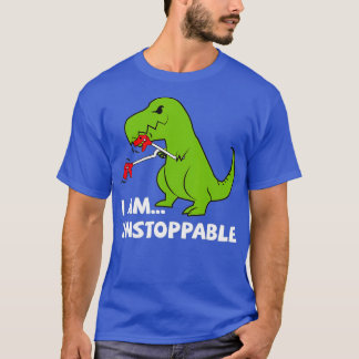 T-shirt Dinosaur Je suis inarrêtable Tre