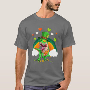 T-shirt Dinosaur Joyeux St Pat Trex Jour Dino St patrick D