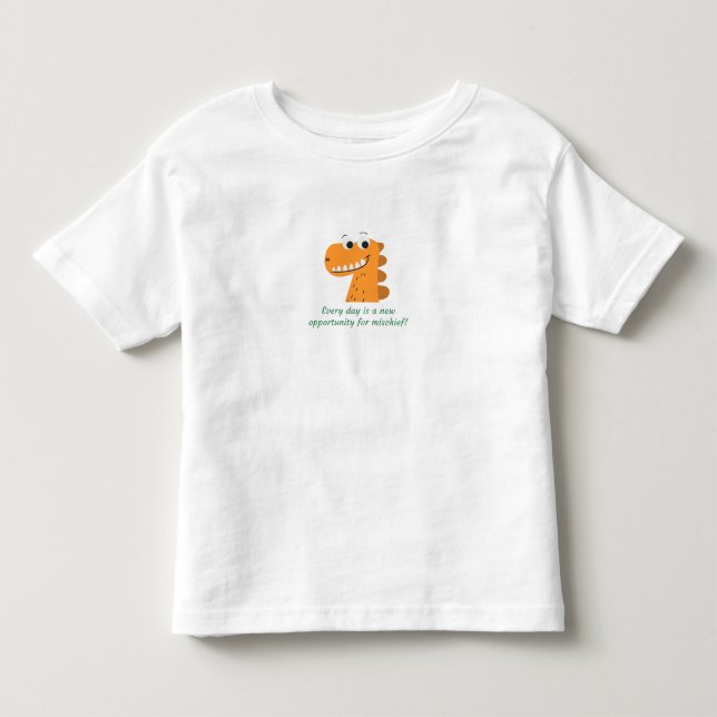 T-shirt Dinosaur Mischief (Devant)