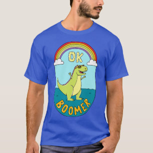 T-shirt Dinosaur ok boomer