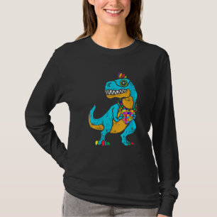 T-shirt Dinosaur Puzzle Pièce Sensibilisation sur l'autism