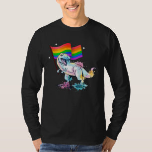 T-shirt Dinosaur Rawr Défilé de la fierté Gay & Lesbienne 