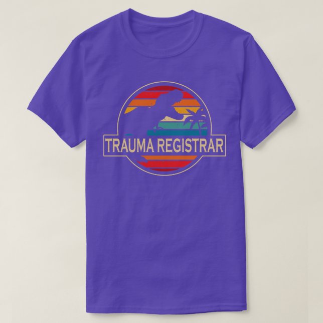 T-shirt Dinosaur registraire de Trauma (Design devant)