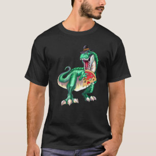 T-shirt Dinosaur Rex Chapeau de Pèlerin Pizza Thanksgiving