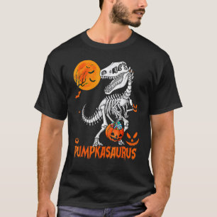 T-shirt Dinosaur Rex Mummy Citrouille Halloween pour enfan