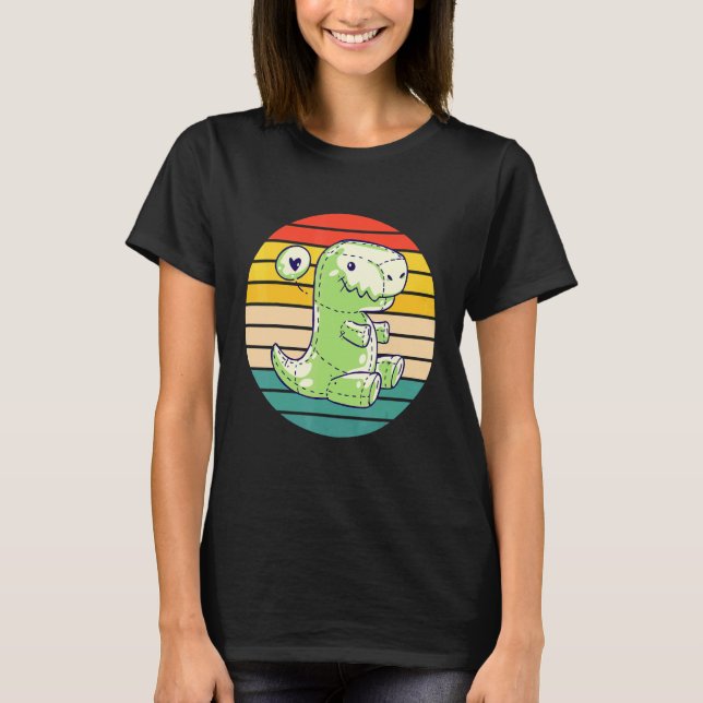 T-shirt Dinosaur rex Stuffed Plushie (Devant)