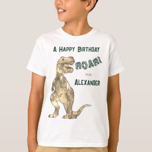 T-shirt Dinosaur T-Rex fête d'anniversaire