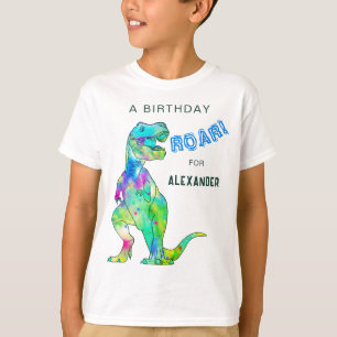 T-shirt Dinosaur T-Rex fête d'anniversaire