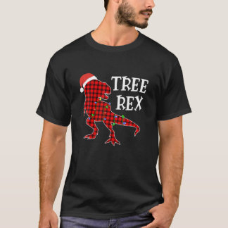T-shirt Dinosaur T Rex Tree Rex Pajamas Hommes Garçons Enf