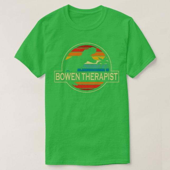 T-shirt Dinosaur, Thérapeute Bowen (Design devant)