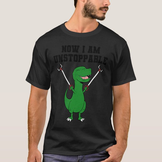T-shirt Dinosaur Tyrannosaurus Rex Rex Reptile Dangerous (Devant)