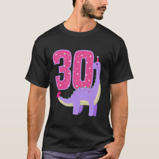 T-shirt Dinosaure 30e anniversaire Dinosaure Amoureux 30 a