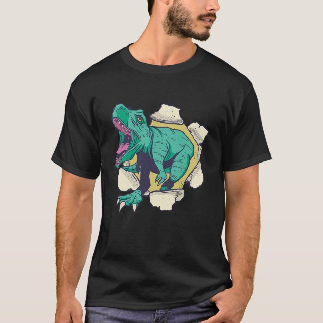 T-shirt Dinosaure 3D (Devant)