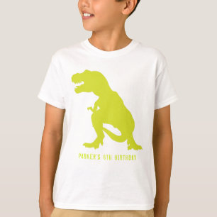 T-shirt Dinosaure Anniversaire T Rex Personnalisé