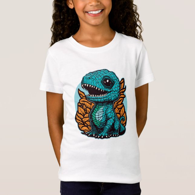 T-Shirt Dinosaure Bébé mignon (Devant)