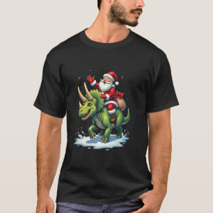 T-shirt Dinosaure Christmas Boys X