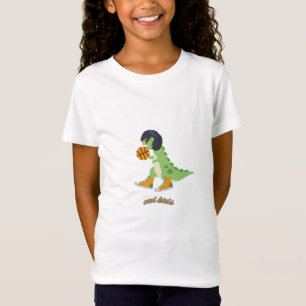 T-Shirt Dinosaure de basket-ball pour enfants cool