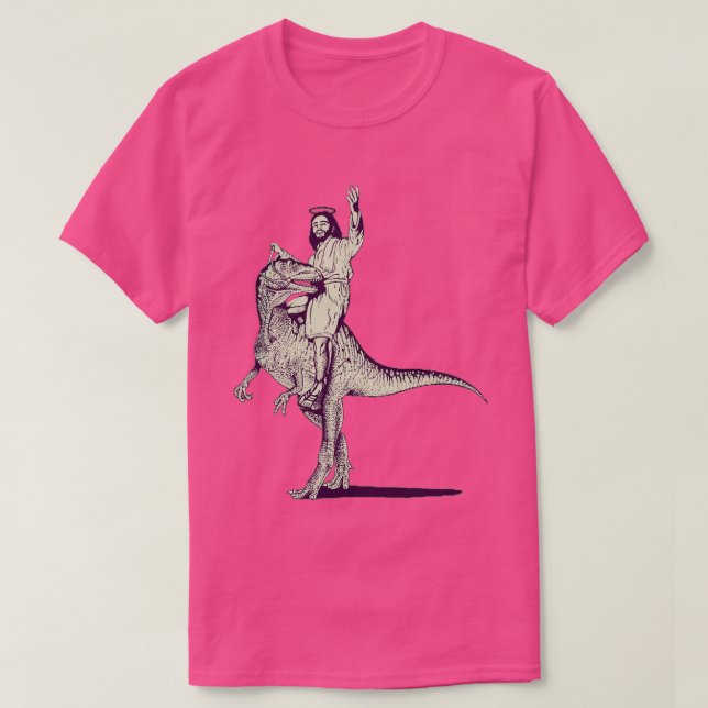 T-shirt Dinosaure de Jésus (Design devant)