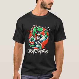 T-shirt Dinosaure de karaté classique, Karaté pour enfants