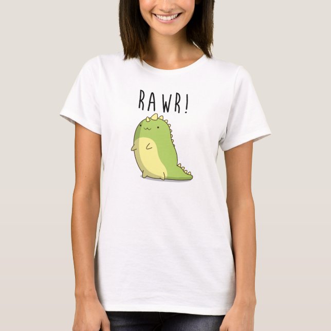 T-shirt Dinosaure de Kawaii Rawr (Devant)