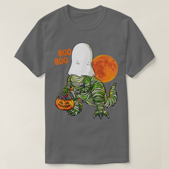 T-shirt Dinosaure de la maman fantôme Citrouille Funny Boo (Design devant)