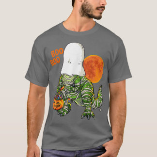 T-shirt Dinosaure de la maman fantôme Citrouille Funny Boo