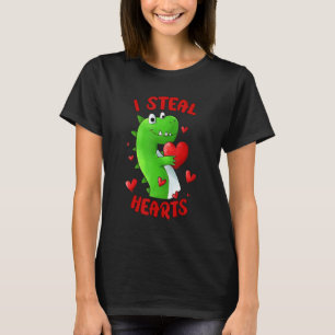 T-shirt Dinosaure de la Saint-Valentin Je vole des cœurs E