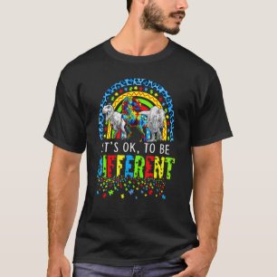 T-shirt Dinosaure de sensibilisation à l'autisme Il est ok