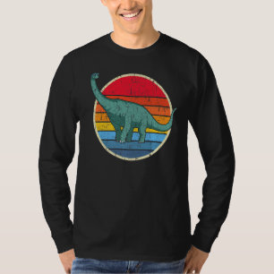 T-shirt Dinosaure de style rétro vintage I Brachiosaurus D