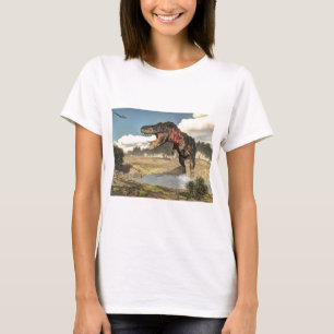 T-shirt Dinosaure de Tarbosaurus - 3D rendent